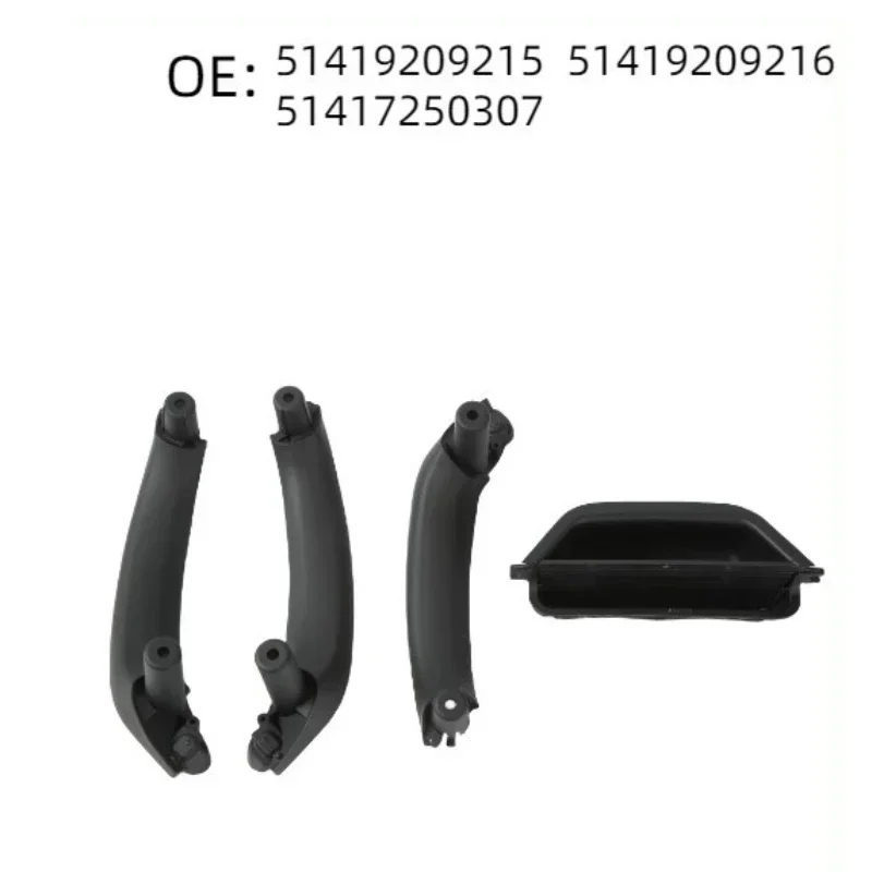 لسيارات BMW X3 X4 F25 F26 2010-2017 ABS أسود مقبض الباب الداخلي للسيارة مسند الذراع غطاء لوحة ملحقات السيارة 51417250307