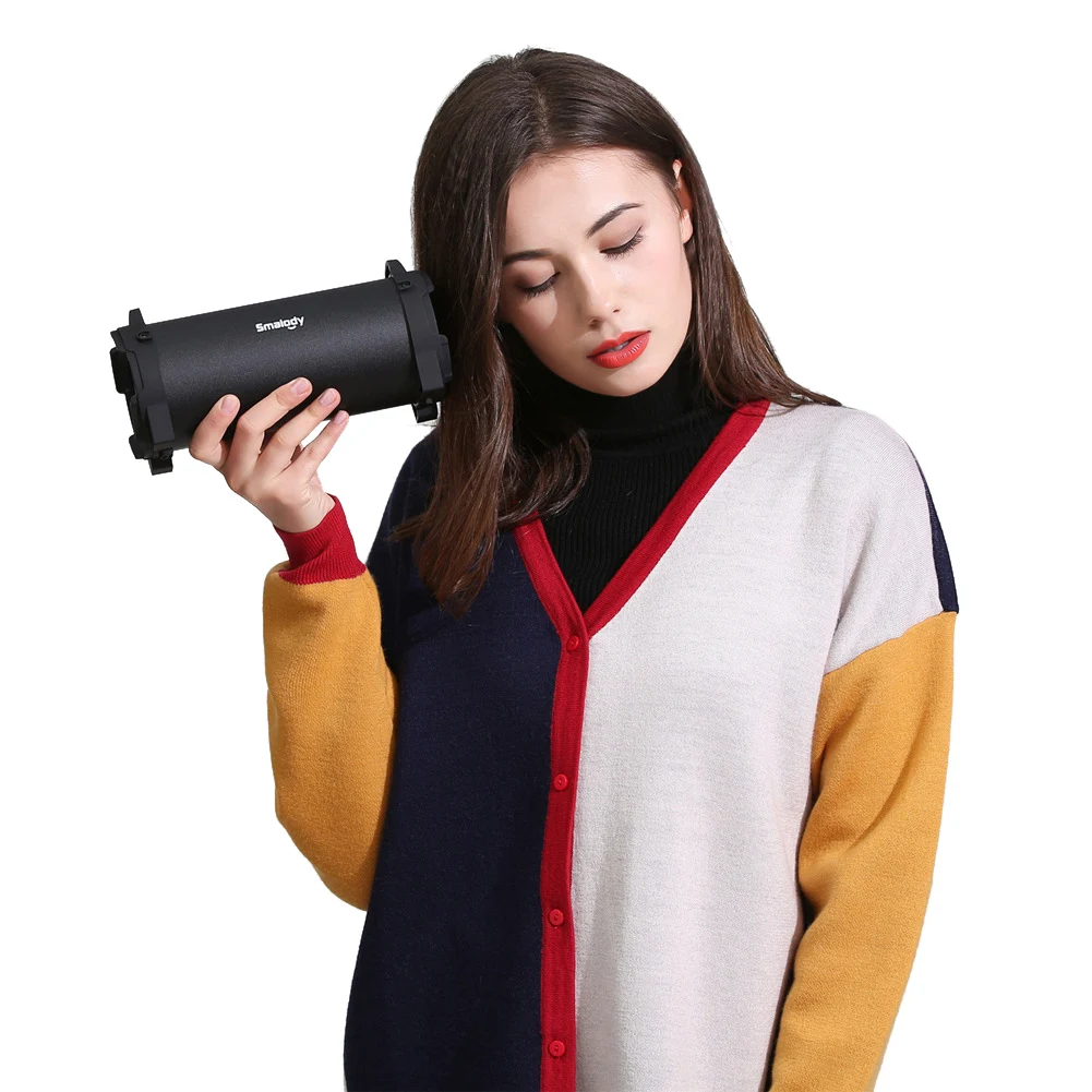 

USB Rechargeable BT Speaker 5H Playtime BT Boombox Speaker with 3.5mm AUX Input Jack Loud Stereo System for Home Outdoor Party