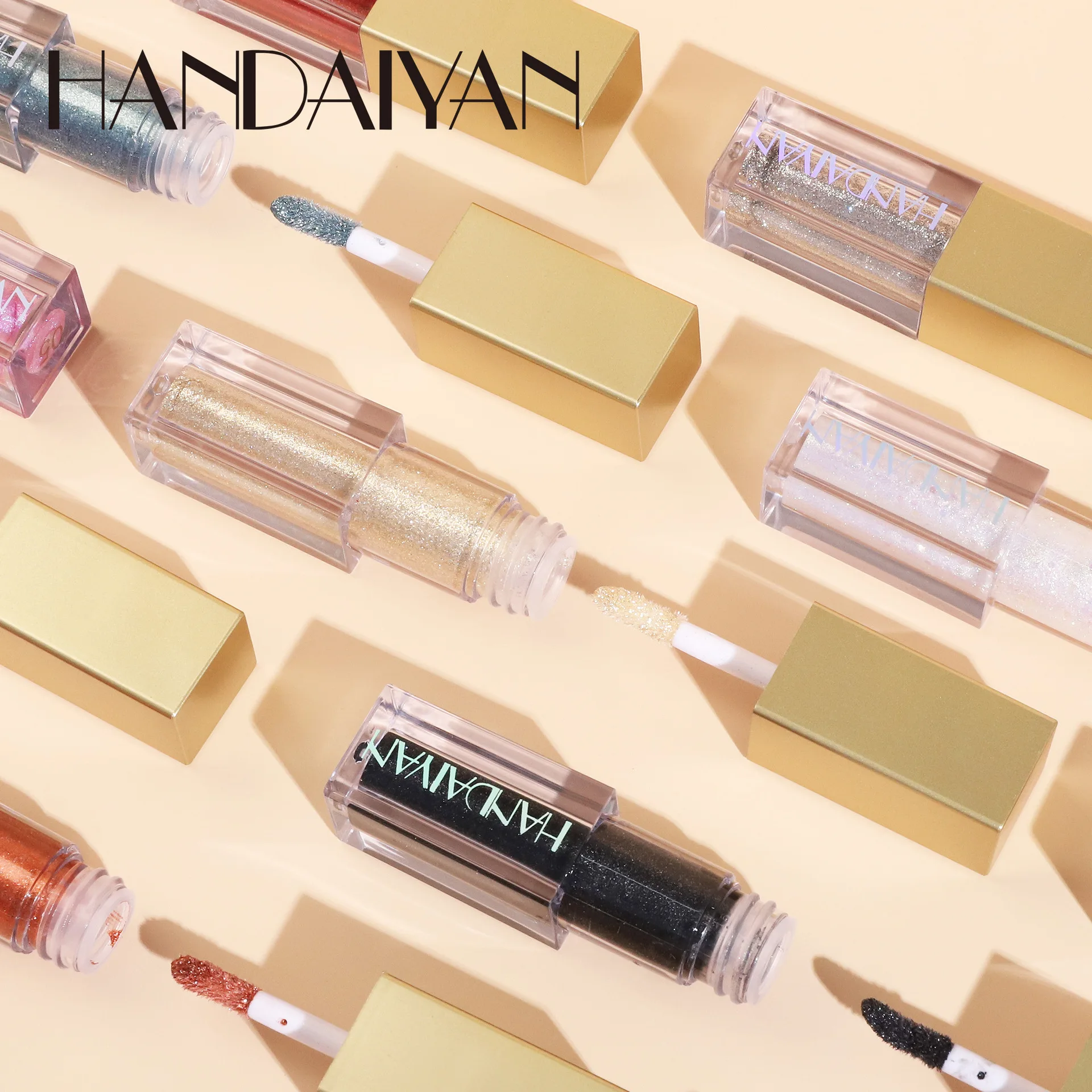 11 色の長持ちするパールリキッドアイシャドウ、ステージやコスプレ用、汚れ防止、防水、キラキラ輝くアイグリッターメイクアップ