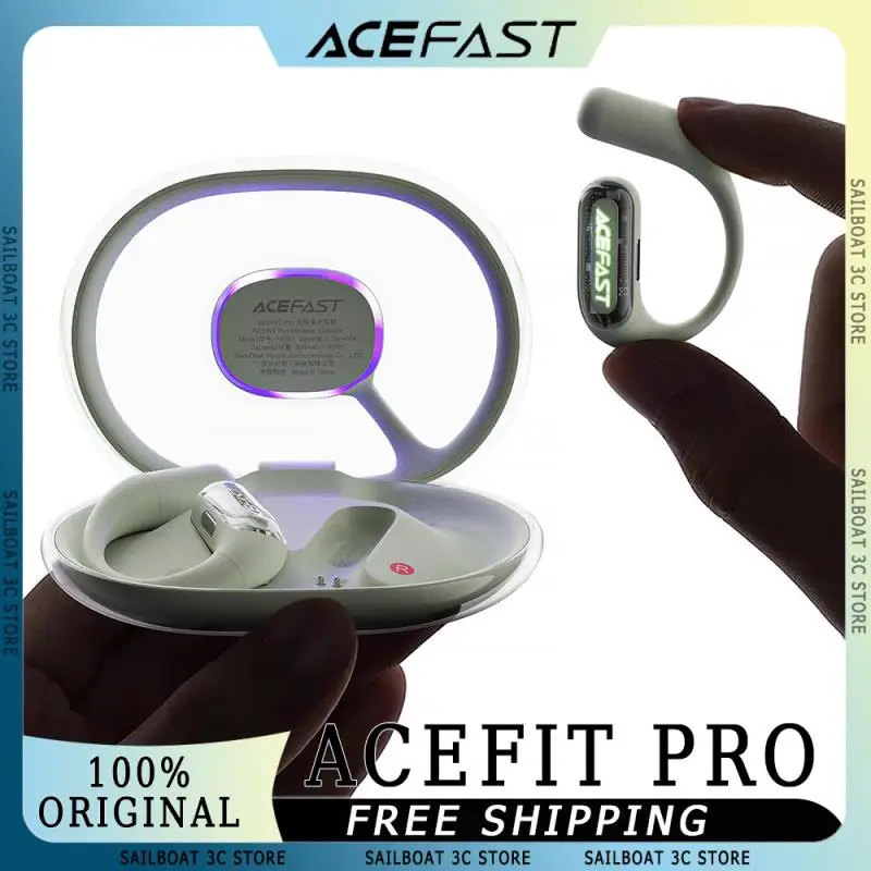 ACEFAST ACEFIT PRO Wireless Earphones Noise Reduction Long Battery Life Bluetooth 5.4 Hanging Earbuds Custom Luminous Earphones