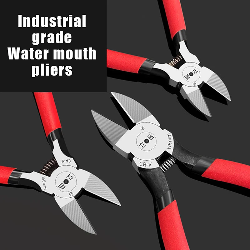 Electrician's Wire Cutters 6-Inch And 5-Inch Industrial Grade Diagonal Pliers Small Side-Jaw Hand Wire Cutters