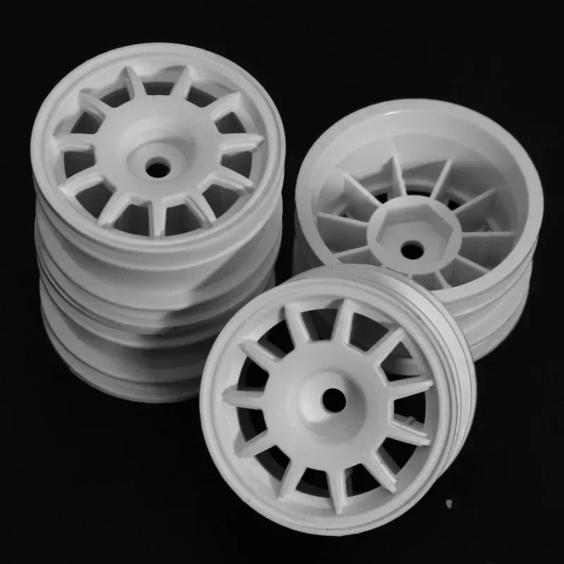 4 Pezzi Ruote da Corsa in Plastica 42mm 51394 per Auto RC TAMIAY M03 M04 M05 MB01 MF01 XM01 SW01 T301 1/14 MJX 14303 14304