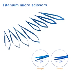 Ophthalmic Microscope scissors Titanium corneal scissors double feyelid tools Ophthalmic Surgery scissors Instruments