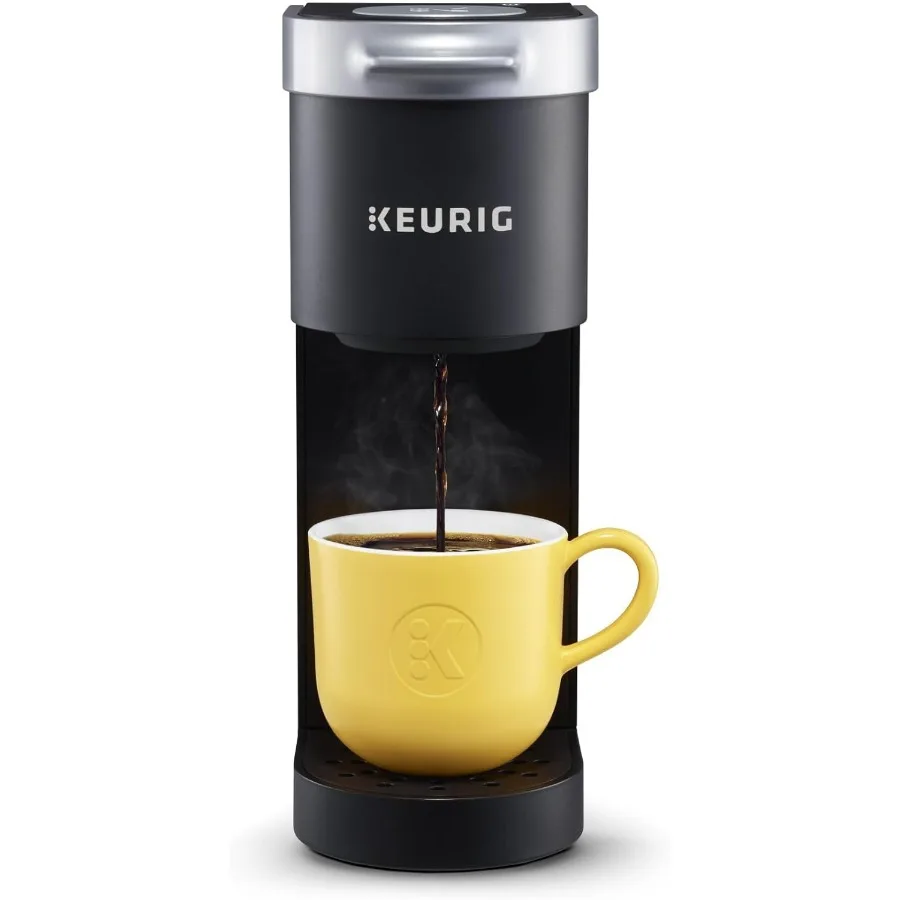 

Капсульная кофеварка K-Mini на одну порцию K-Cup, размер заваривания от 6 до 12 унций, со шнуром для хранения, идеально подходит для небольших помещений, черный