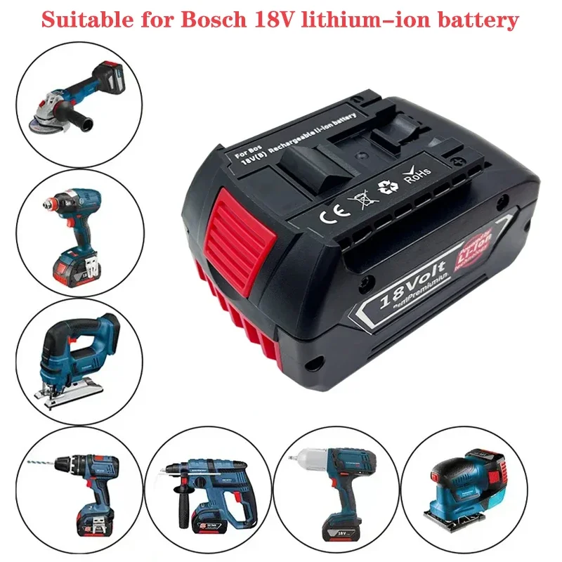 

18V Rechargeable Li-ion Battery for Bosch BAT609, BAT609G, BAT618, BAT618G, BAT614 18V Power Tool