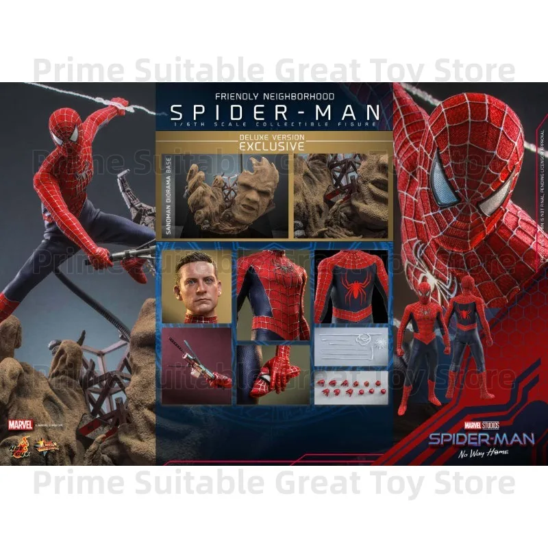 【In Stock】Original HotToys HT MMS661 MMS662 Spider-Man No Way Home Tobey Action Figure Gift&Collection