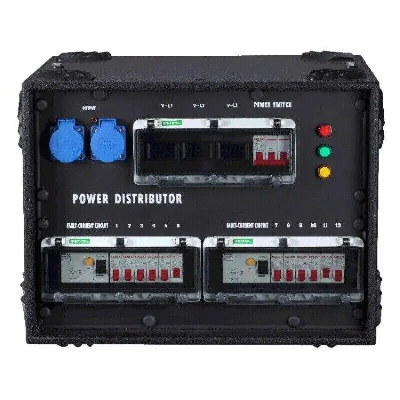 

Waterproof 380V Audio Lighting Power Supply Distro Box Equipment 63A 3 Phase