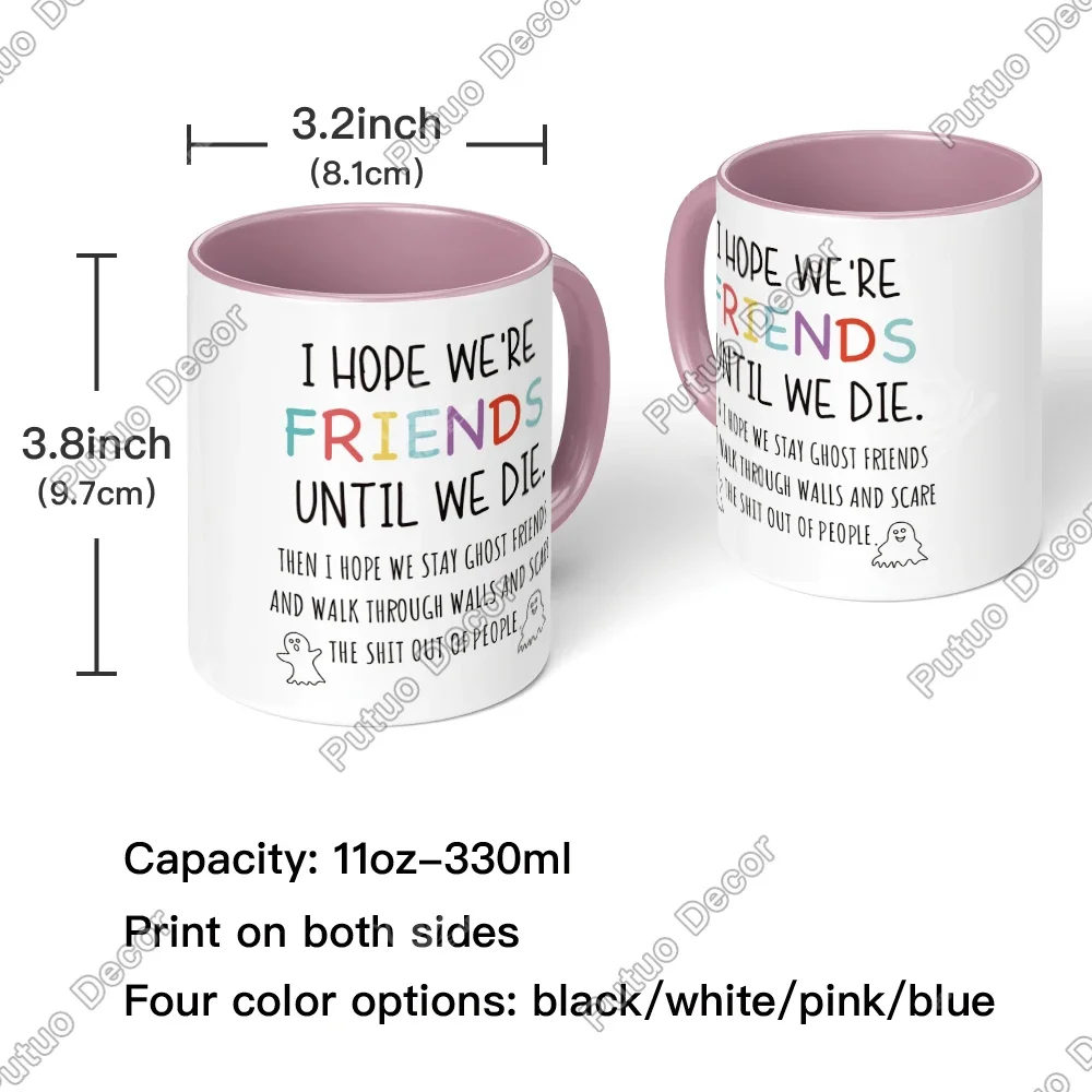 Putuo Decor 1pc Funny Sarcastic Quote Coffee Mug,Mug Cup for Home Office Living Room, Funny Gifts for Friend Family Colleague