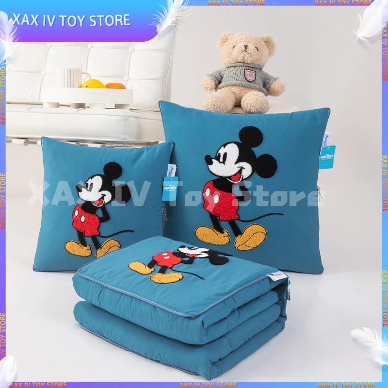 

Disney Mickey Mouse Pillow Is Dual-purpose Car Sofa Lunch Break Cushion Two-in-one Office Cartoon Pillow Animation Derivatives