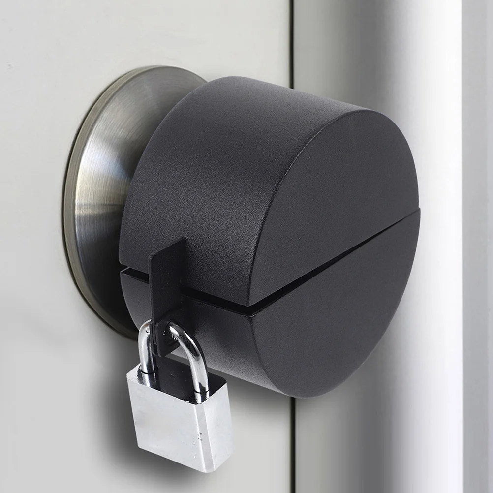 

Door Knob Lock Cover Multifunctional Protective Door Handle Cover for Faucet Valve Outdoor Indoor Security Anti-Theft Use