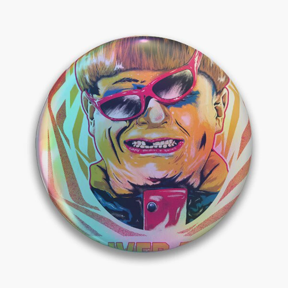 Oliver Tree - Ugly is beautiful Pin Holographic Star Heart Pin Brooches Laminated Button Fashion Accessory