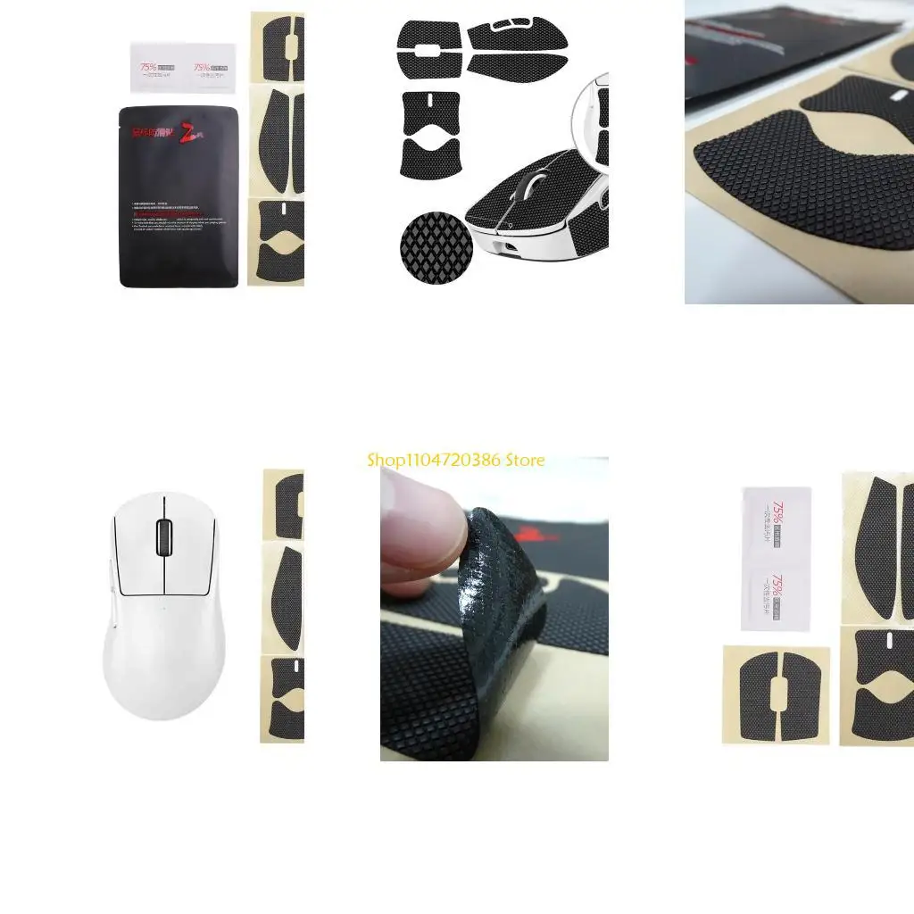 

K0EA HotlineGames NonSlip Mouse Sticker for GPROX SUPERLIGHT 2DEX Mouse AntiSlip Grip Tape Sweat Resistant Pad without Mouse