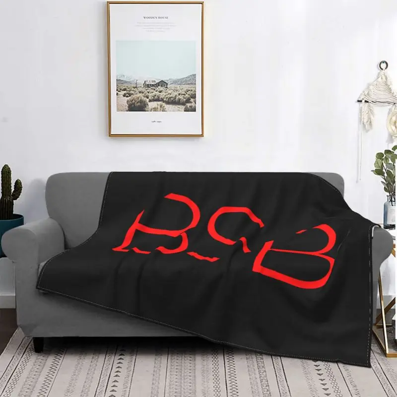 Backstreet Boys Bsb Logo Blanket Sheet Thicken Nap Blanket Sofa Dedicated Home Decotation