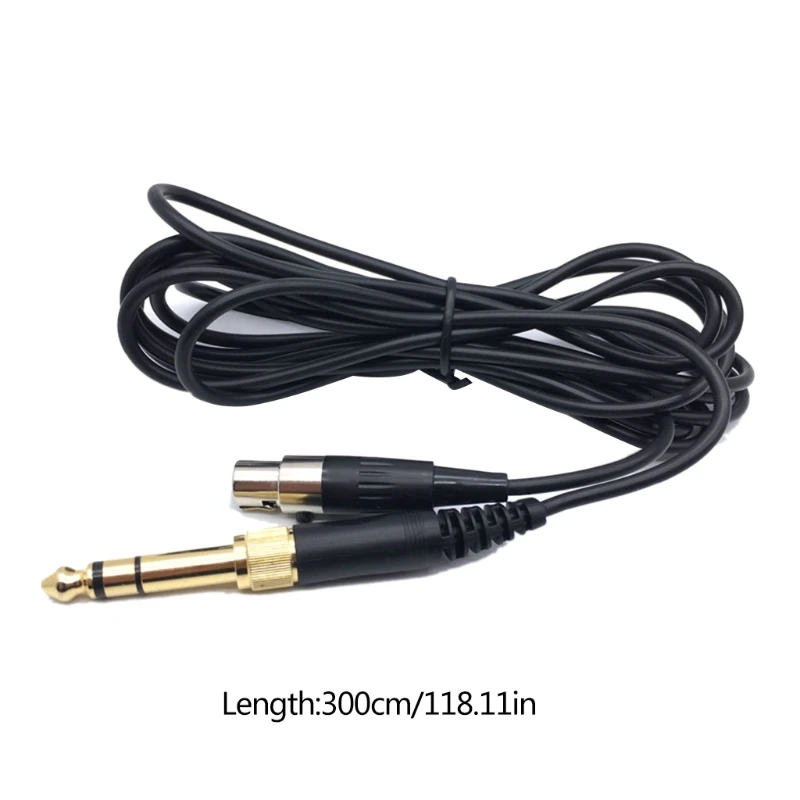 6,3/3,5 mm Klinke Kopfhörerkabel Line Cord für Q701 K702 K240 K141 K271 K171 K181 für 3 m