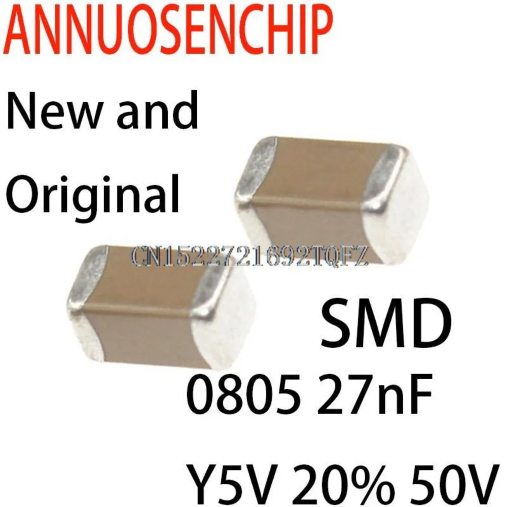 4000PCS New and Original  Error  SMD Thick Film Chip Multilayer Ceramic Capacitor 0805 27nF Y5V 20% 50V