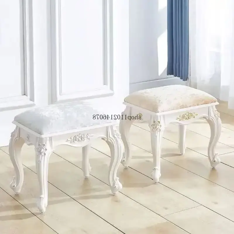 

Низкий кофейный столик-оттоманка в европейском стиле, многофункциональная подставка для ног к дивану и табурет для переобувания для гостиной и спальни