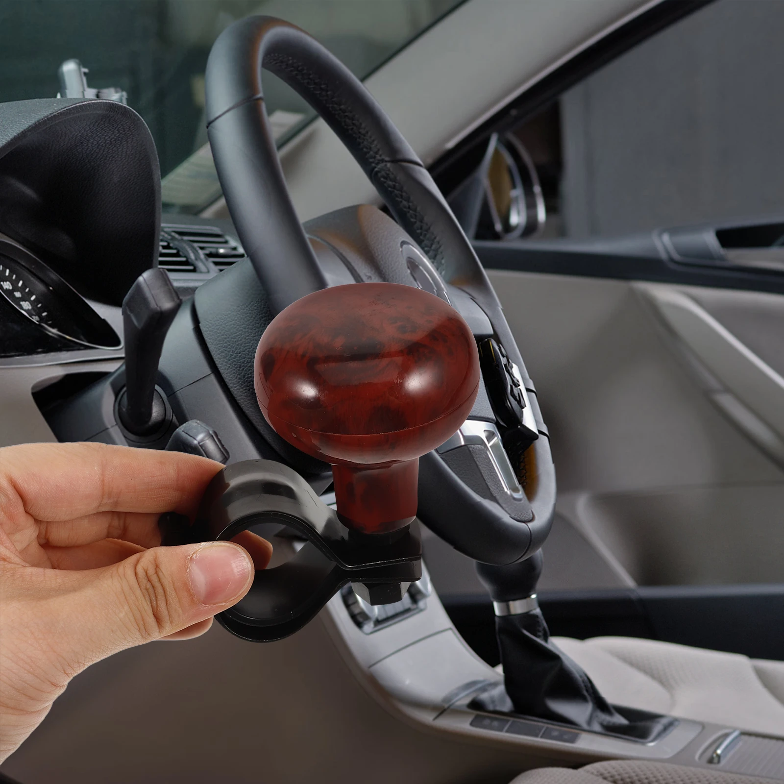 

Steering Wheel Knob Spinner 360 Degree Rotating Universal Car Truck Tractor Boat Golf Cart Steering Wheel Operation
