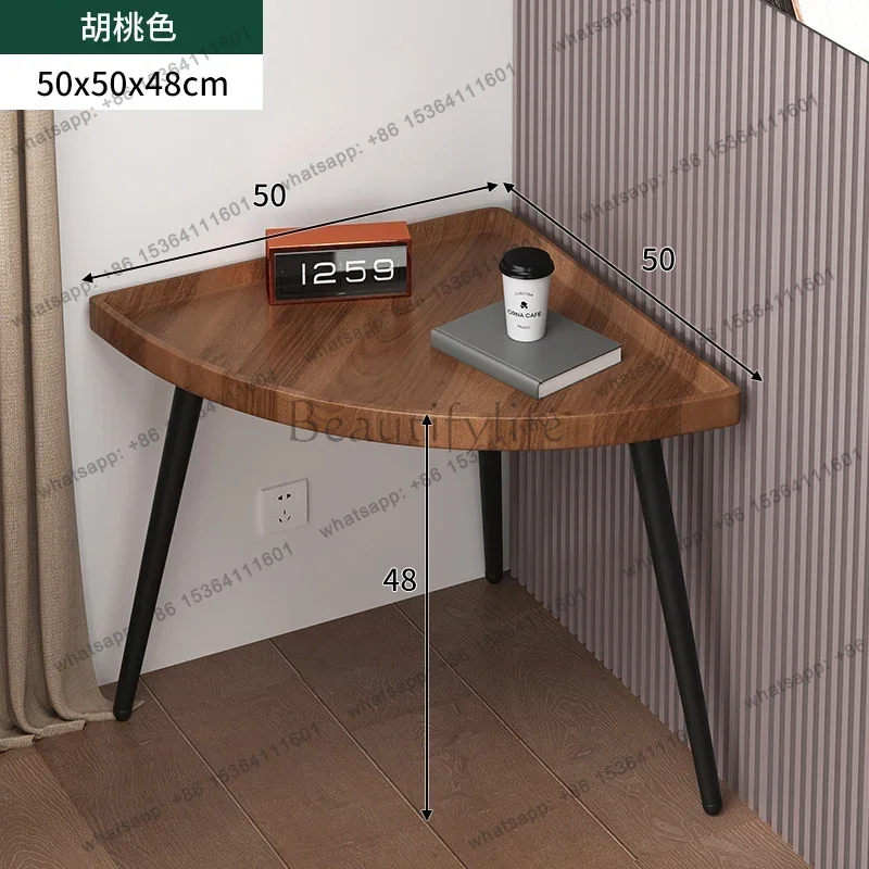 طاولة قهوة فريدة من نوعها من الخشب الشفاف، لطيفة مقاومة للماء، أرضية شقة، طاولة جانبية صغيرة، أثاث صالون ميسا سنترو البسيط الحديث