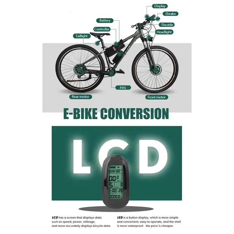 sports-ebike-24v-36v-48v-72v-kt-lcd6-display-intelligent-control-panel-with-usb-for-electric-bicycle-conversion-kitsm