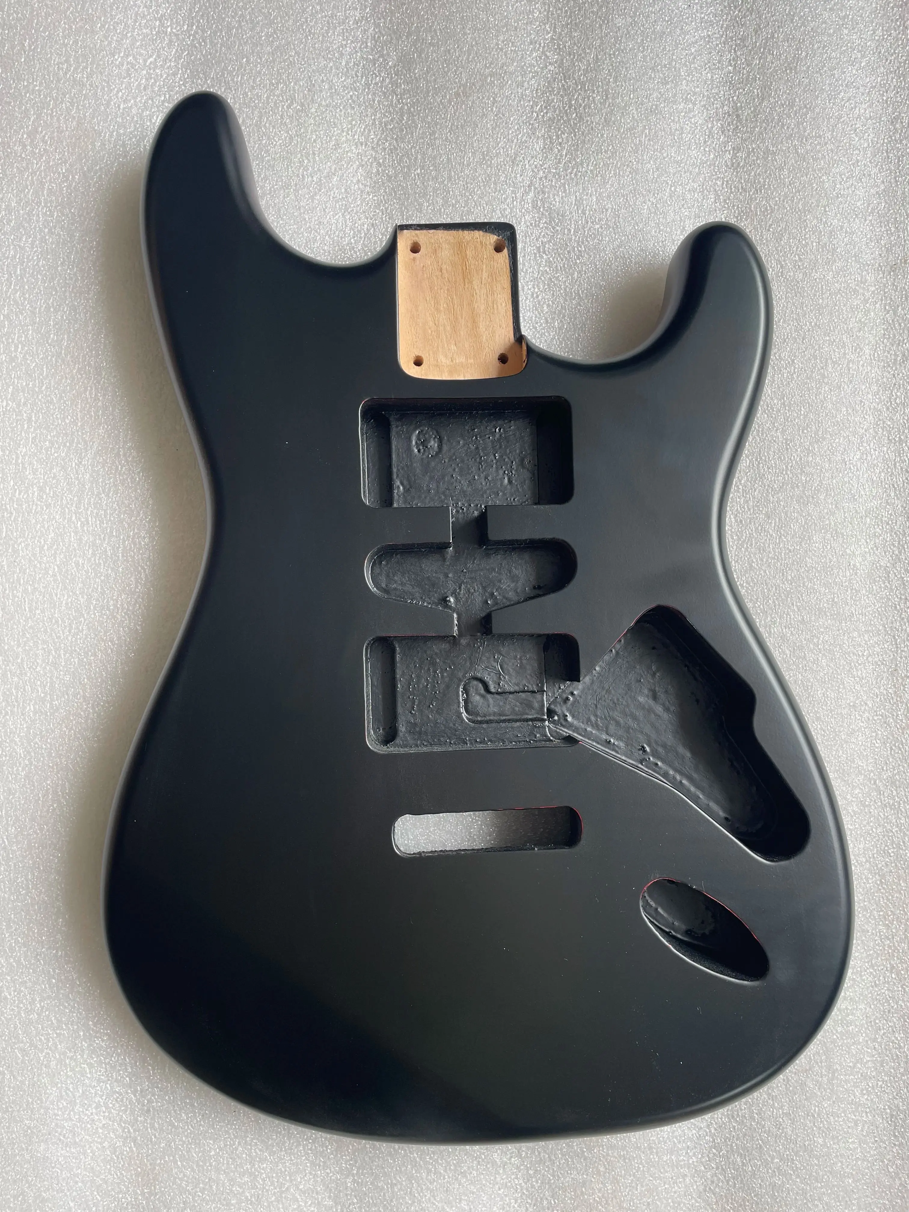 SSS SSH Nitro Lacquer Alder Stra Guitar Body, Matte Finished Assembly, DIY Replacement, Single, Double Alder, 5.6cm Heel