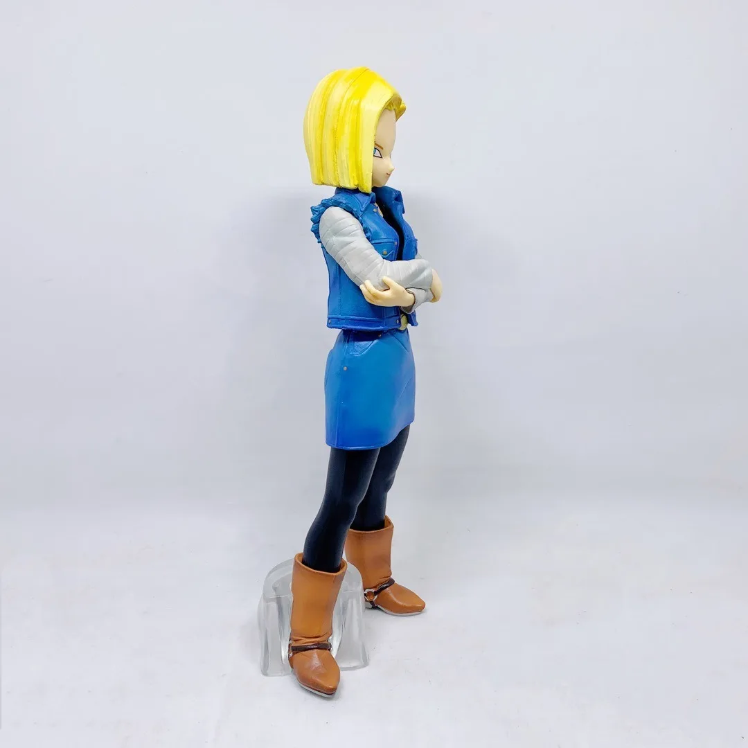 24CM Anime Dragon Ball Z Android 17 18 Figure Android 18 PVC Action Figures Collection Model Toys for Children Christmas Gifts