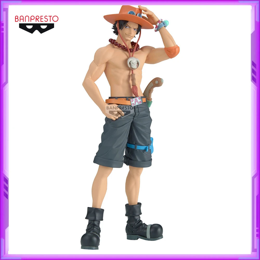 

Оригинальный BANPRESTO ONE PIECE DXF Portgas D Ace ПВХ аниме фигурки модель игрушки подарок