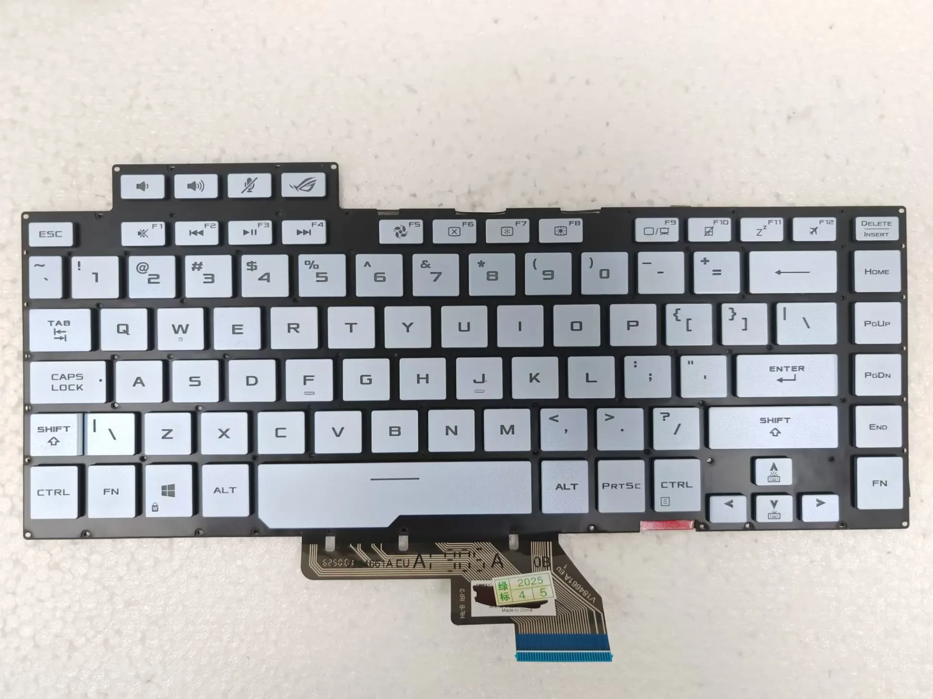 US English RGB Backlit Keyboard for Asus ROG Zephyrus GX502GW GA502 GU502DU GU502GV GU502LW GU532GU