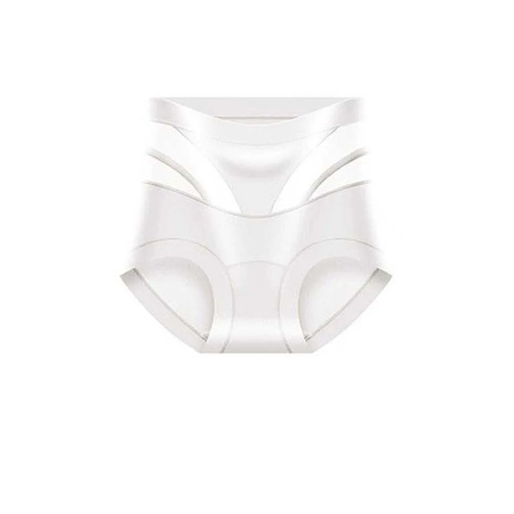 

High Waist Thin Shapewear Panties Tummy Control Underwear Belly Contracting Butt Lifter Briefs Solid Color Mesh