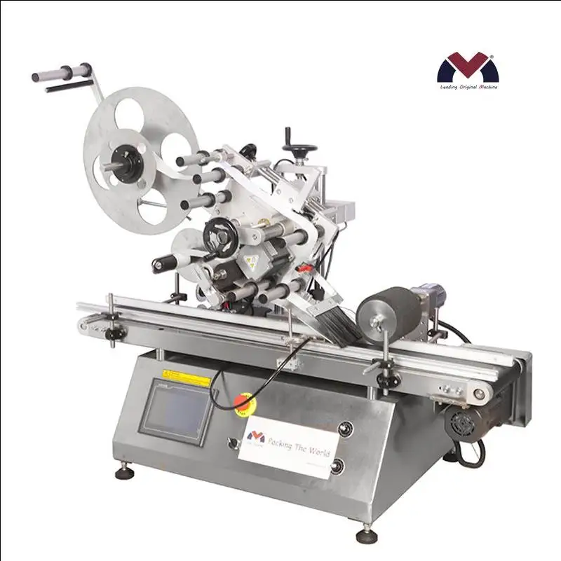 Semi Automatic Benchtop Desktop Flat Labeling Machine