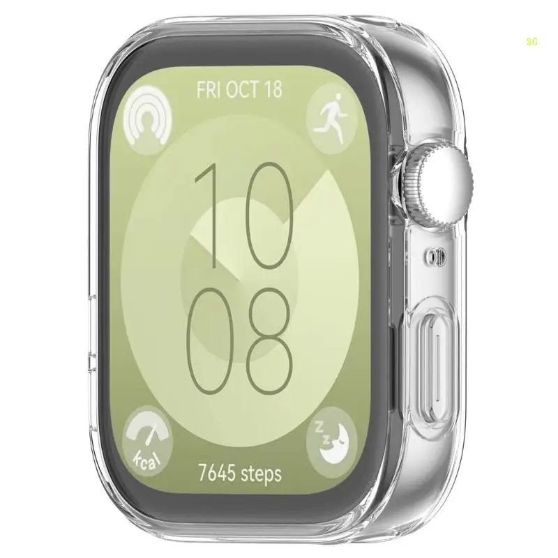 กรณีTPUสำหรับนาฬิกาFit 3 ครอบคลุมเต็มรูปแบบที่อยู่อาศัยProtectorกรอบDropshipping