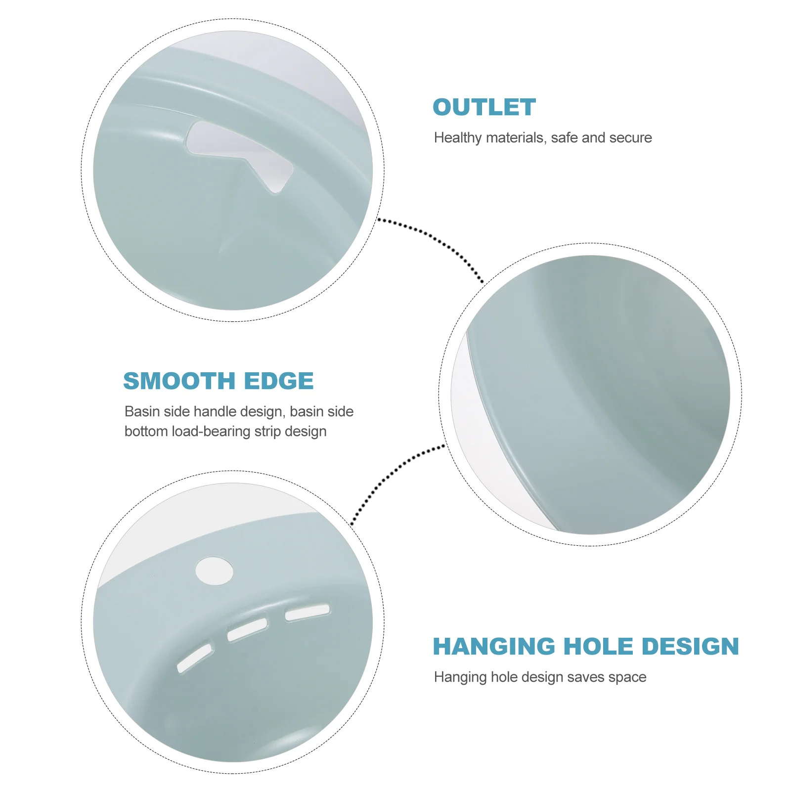 

1pc Sitz Bath For Toilet Seat Squat Free Design Postpartum Care Wash Basin Women Private Parts Cleaner Soaking Basin