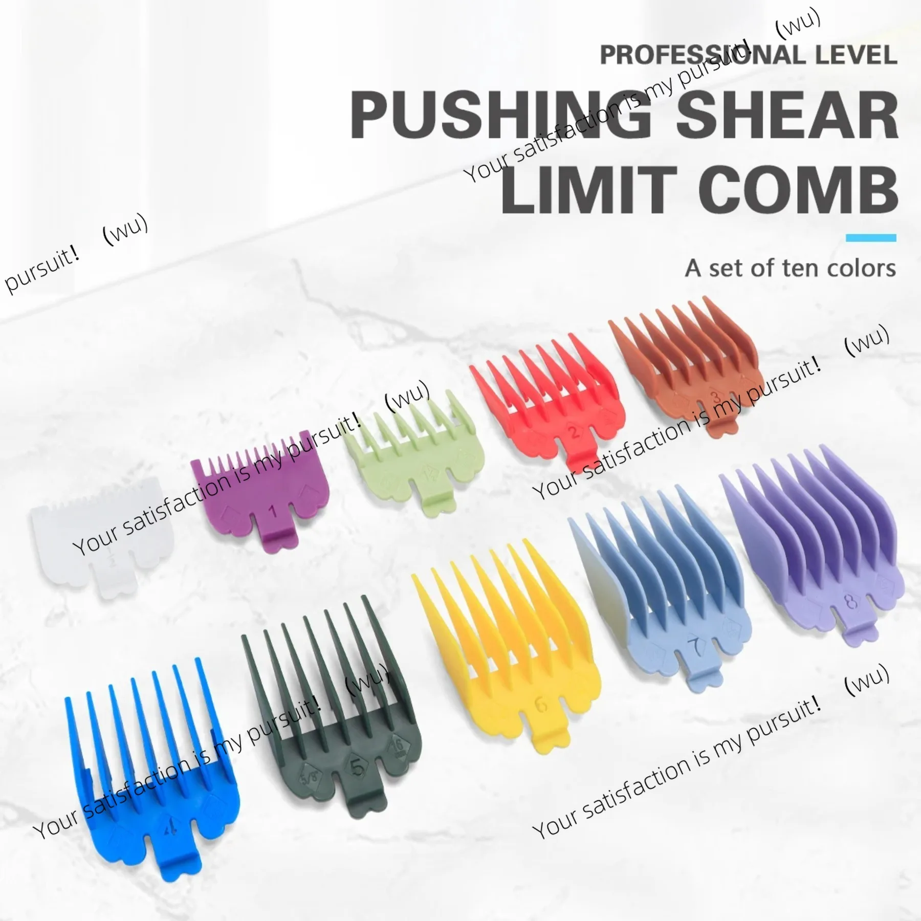 10Pcs Universal Hair Clipper Guards Barber Accessories Professional Trimmer Attachment Limit Combs Replacement Guards Set