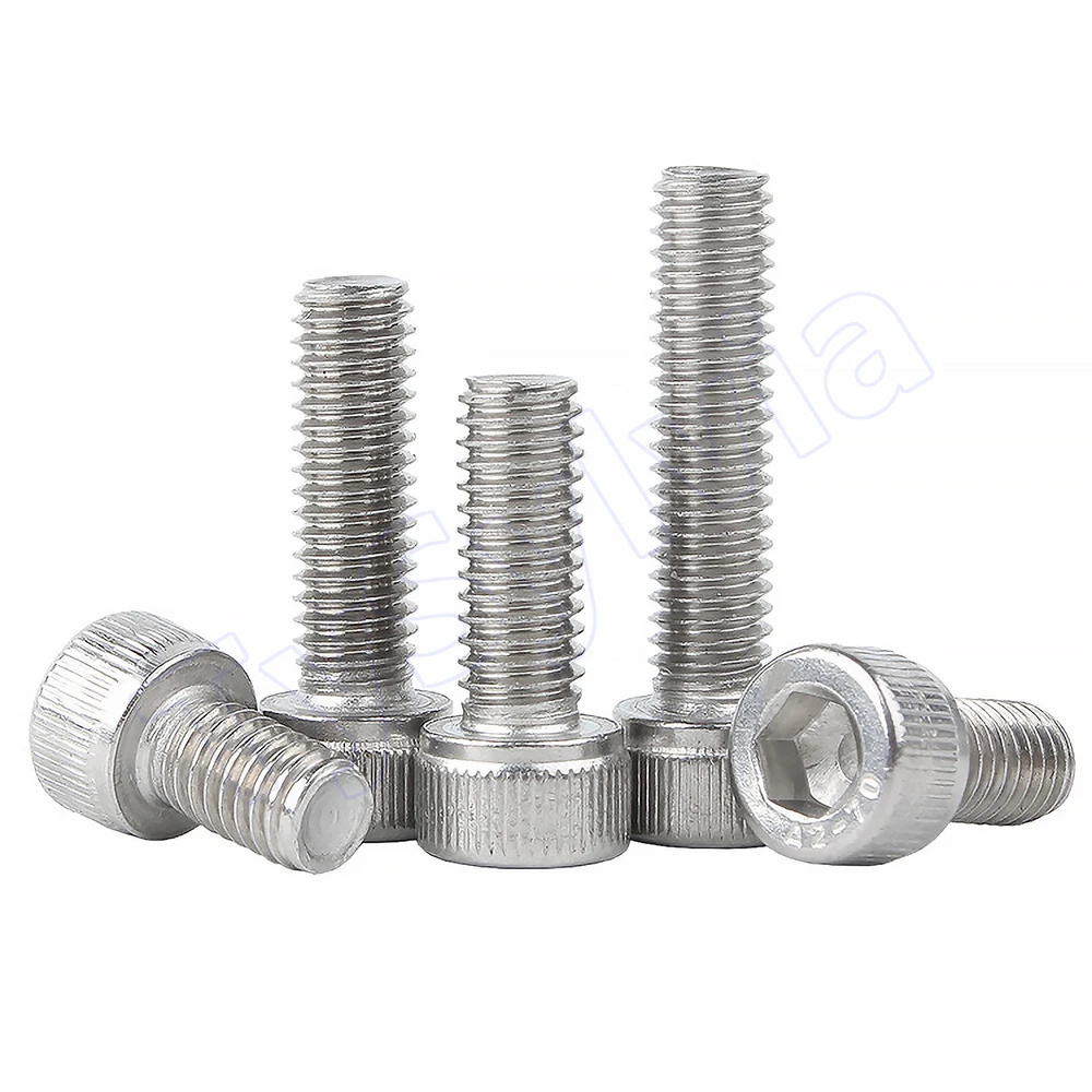 304 A2 Stainless Steel DIN912 Extended Hex Socket Head Cap Screws Cylindrical Allen Bolt M12 M14 M16 M20 Length 20-200mm