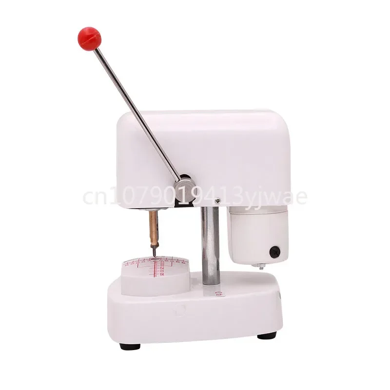 Three hole mechanism molding machine, eyeglass lens template drilling machine