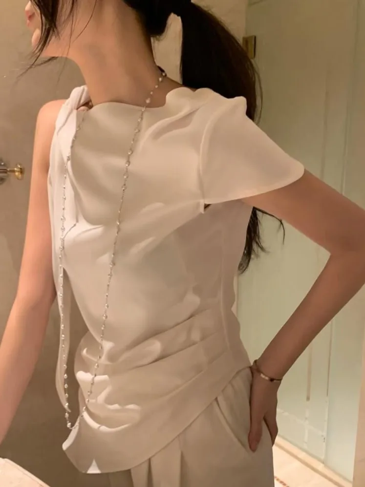 

Корейский Sle Asymmetric Sa женский летний модный универсальный утягивающий пояс irt Design Sensation Small irt