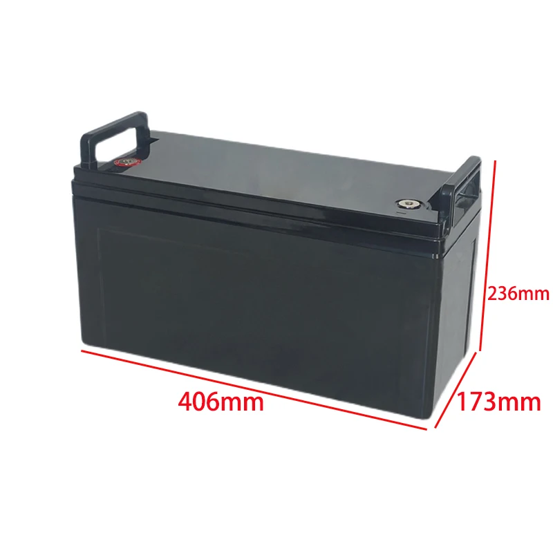 50Ah/60Ah/80Ah/90Ah/105Ah/150Ah Lifepo4 Battery Storage Box 12/24V Solar Cell RV Yacht Battery Plastic Enclosure Waterproof Case