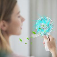 Hand Held Fan Three-Speed Wind Mini Air Conditioner Three-Speed Mini Air Conditioner 180 Adjustable USB Rechargeable Fan With