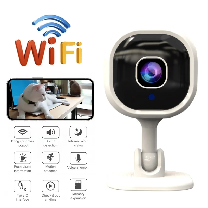 camera de vigilancia home security visao noturna audio cam cctv auto tracking baby monitor wi fi ip 1080p a3 01