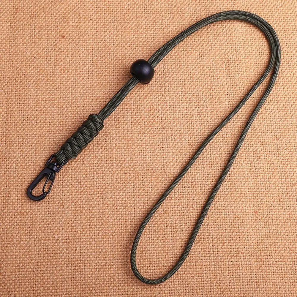 New High Strength Paracord Keychain 8 Styles Parachute Cord Keychain Lanyard Rotatable Buckle Outdoor Tool