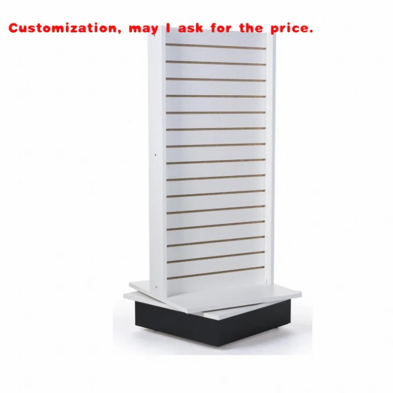 Custom.Outlet Store تركيبات الملابس متجر الخشب جندول القماش Slatwall عرض رفوف