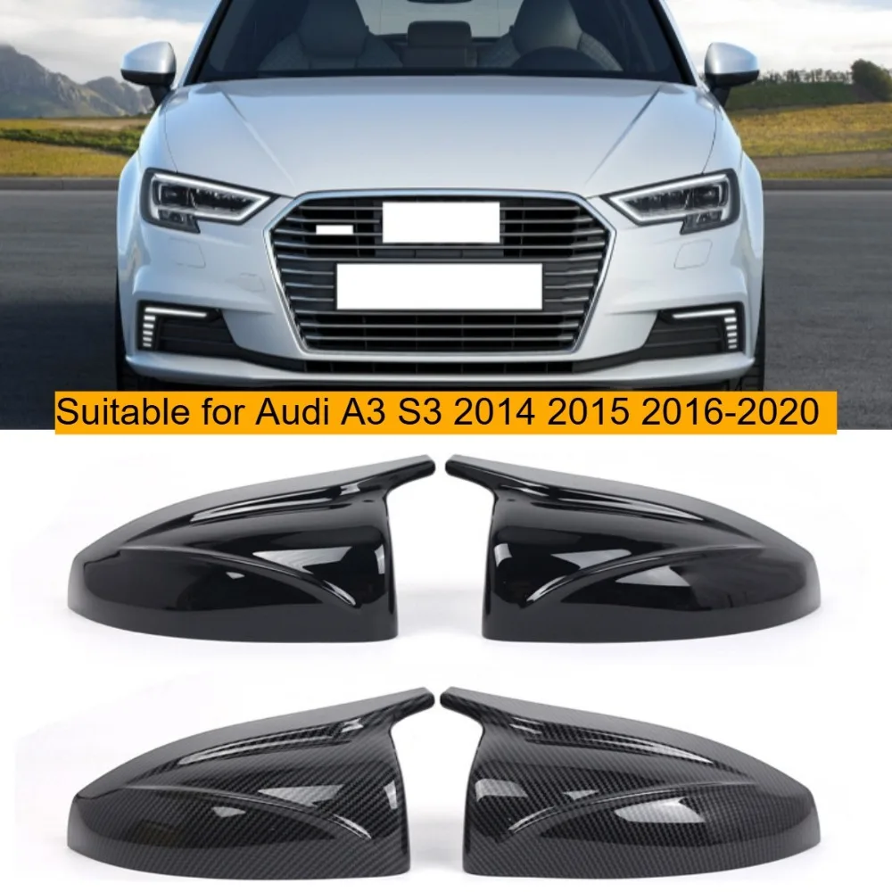 

Подходит для Audi A3 S3 2014-2020: модифицированный корпус зеркала заднего вида, накладка на зеркало, крышка зеркала.