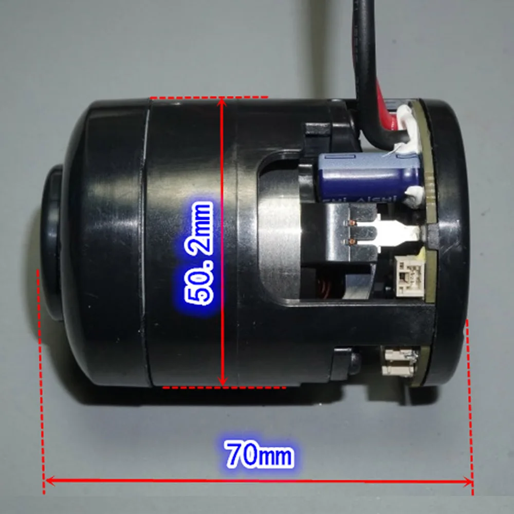 High Power 3-phase Brushless Fan 120000 RPM Super High Speed Brushless Motor Vacuum Fan 50.2mm Diameter 25.2V 350W