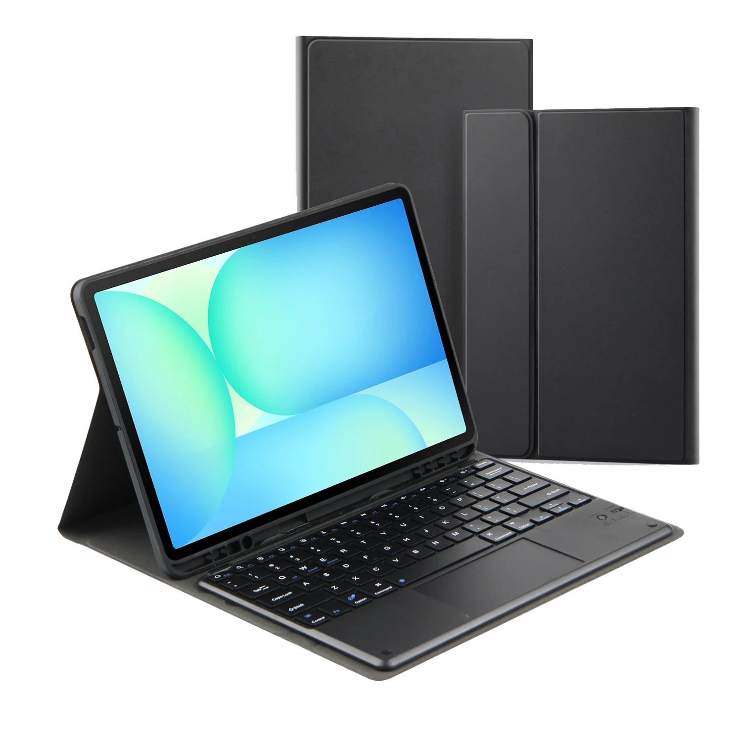 Penutup Keyboard Nirkabel untuk Casing Keyboard Samsung Galaxy S10 FE Plus dengan Touchpad Tanpa Lampu Latar