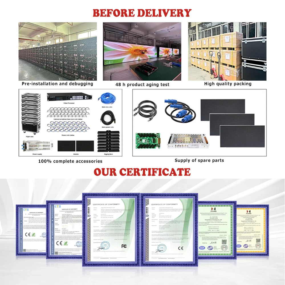 Indoor LED Video Wall Big Screen Factory Direct Sales Display for School Education