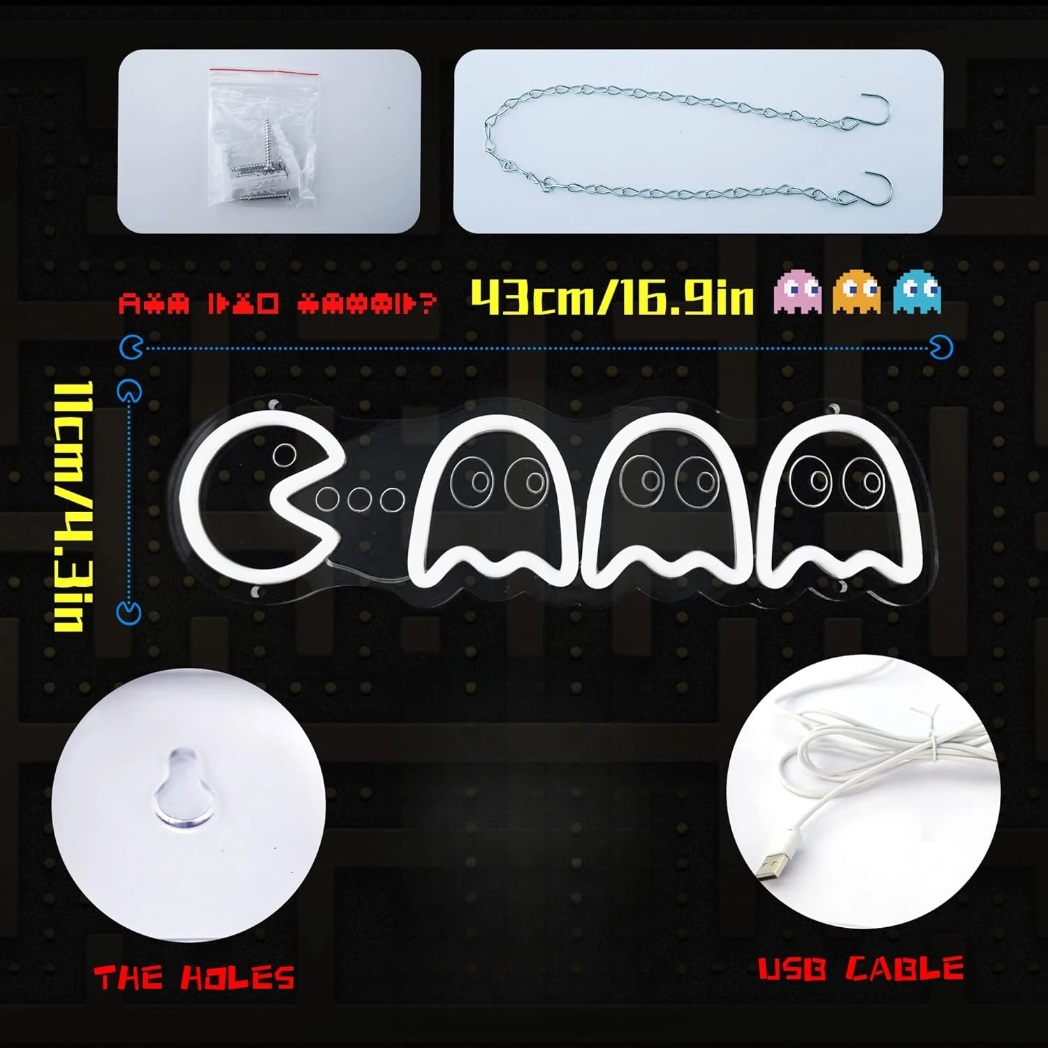 Anime Neon Light Sign Dimmable LED Neon Sign For Wall Decor Party Shop Club Bar Game Room Restaurant Decor Birthday Art Gift