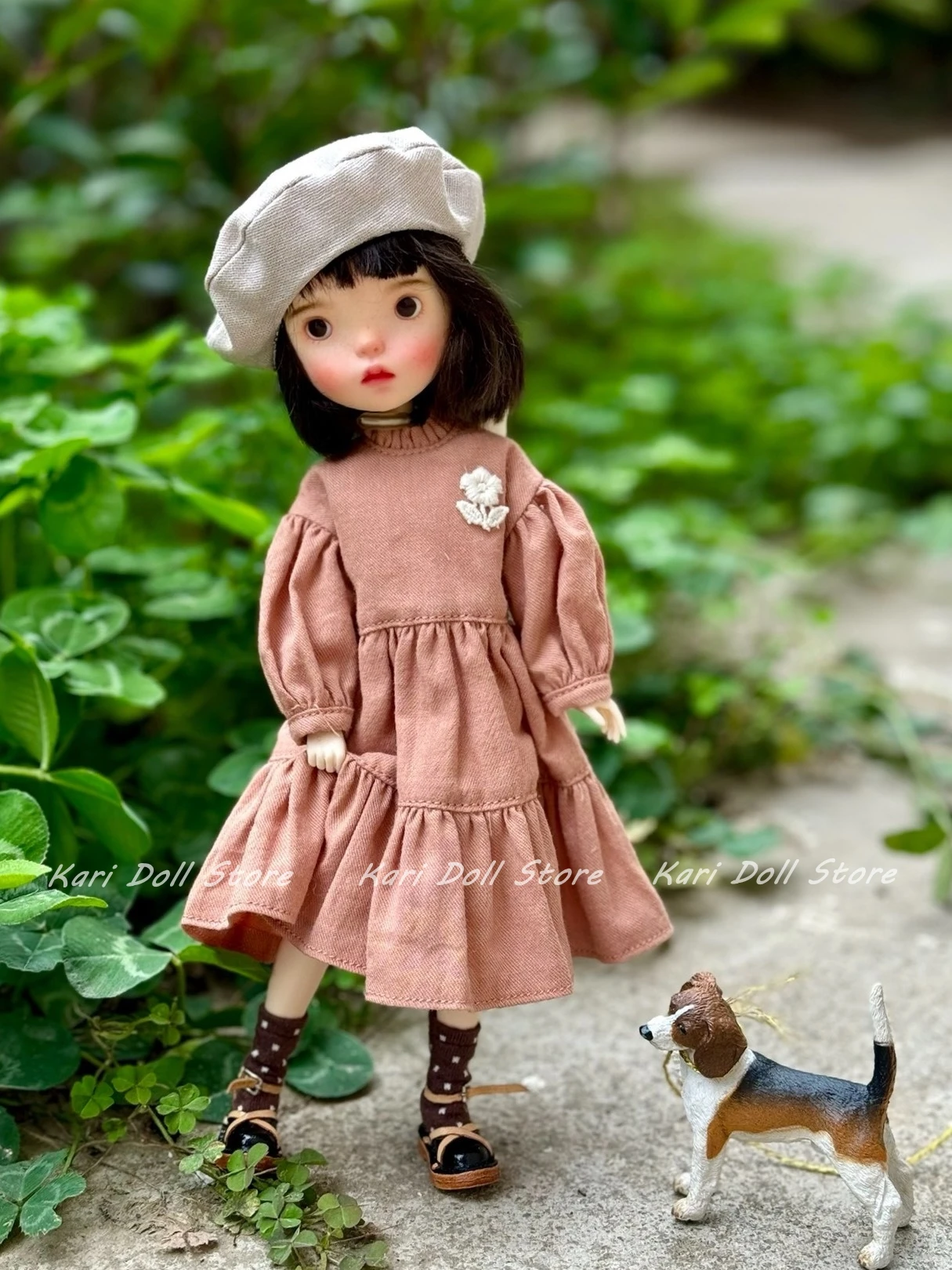

Kari Doll Одежда и юбки розовое свободное платье для куклы Landazz Landoudou