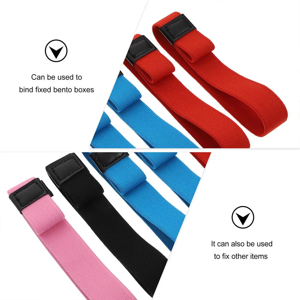 

10pcs Elastic Straps for 35-43cm Girth Lunchbox Fixing Bands Food Container Straps Kitchen Bar Supplies Reusable