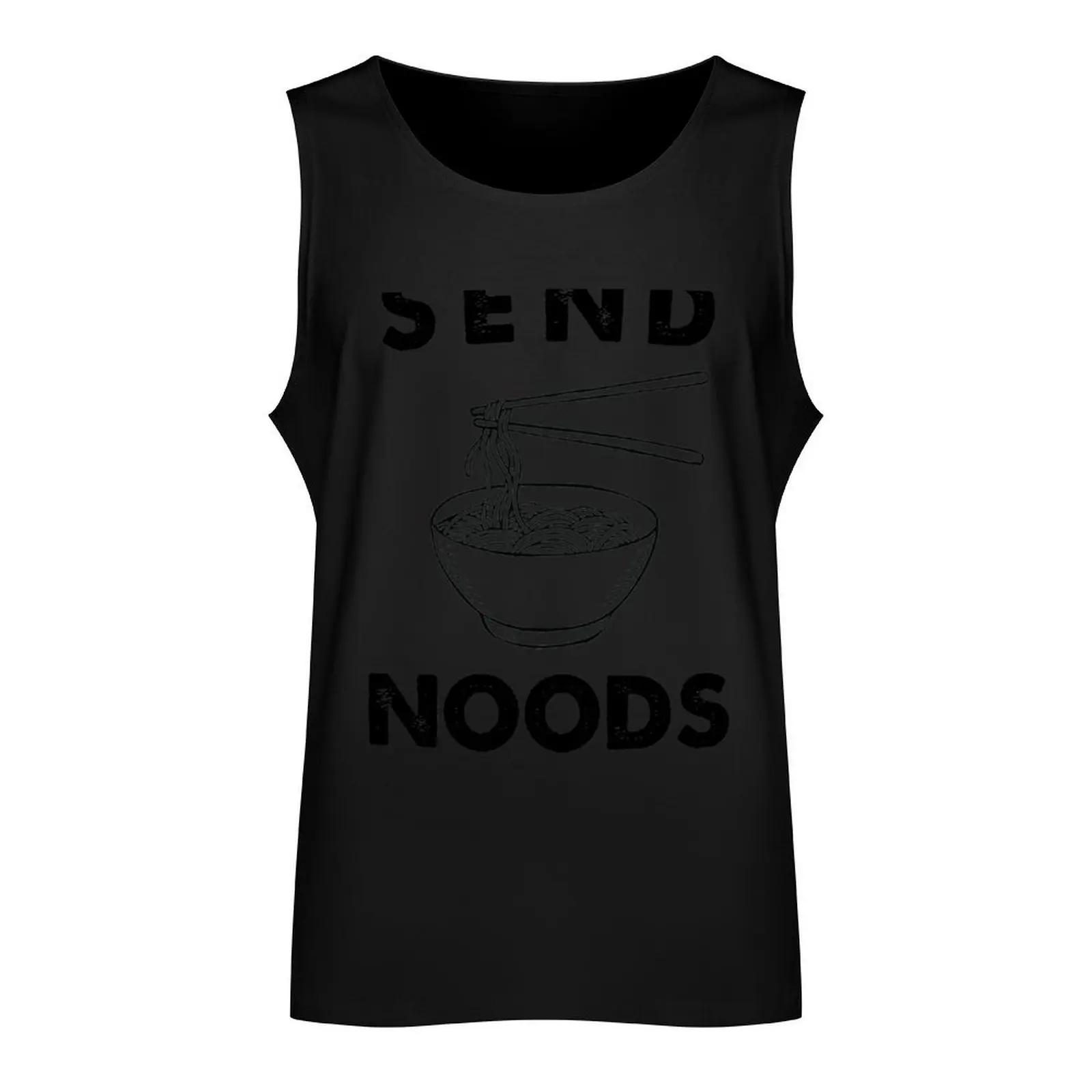 Send Noods Tank Top Male clothes Men's gym articles vest for men