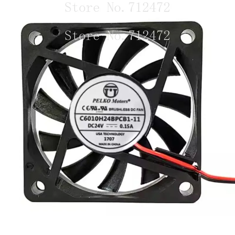 Original for PELKOMOTORS C6010H24BPCB1-11 6cm 6010 DC24V Fan 60 * 60 * 10mm