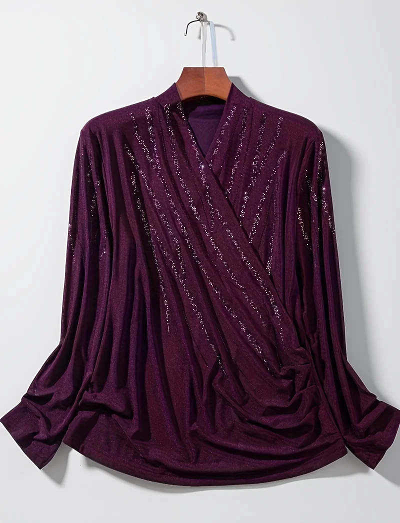 

Молодой осенний наряд, новая высококачественная эластичная базовая рубашка в западном стиле для женщин - универсальная футболка для уменьшения возраста и похудения